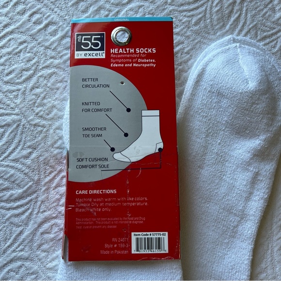Mb55 Health Socks 3Pack Shoe size 8-12 - Picture 5 of 7